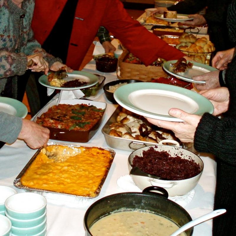 Covered Dish Dinner Temple Israel WV